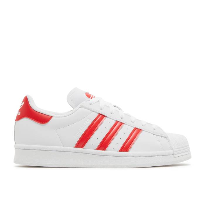 ǥ Adidas  Superstar J 'White Vivid Red' Youth  ˥ å