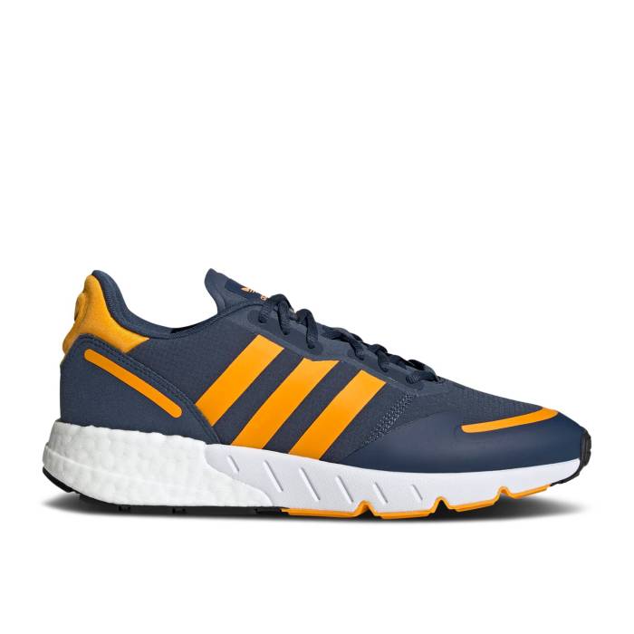 アディダス Adidas 【 Zx 1K Boost 'Crew Navy Semi Solar Gold' Men 】 ファッション メンズファッション シューズ スニーカー