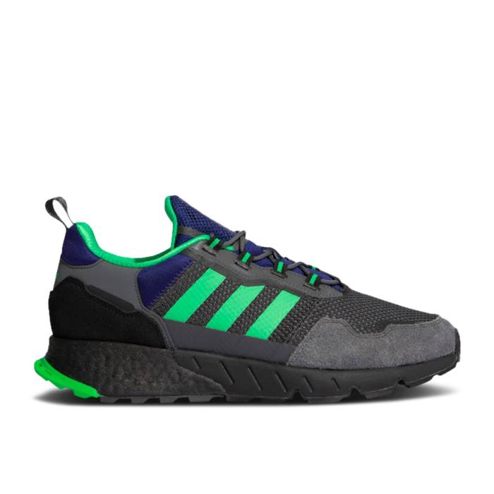 AfB_X Adidas y Zx 1K Boost 'Grey Screaming Green' Men z t@bV Yt@bV V[Y Xj[J[ 