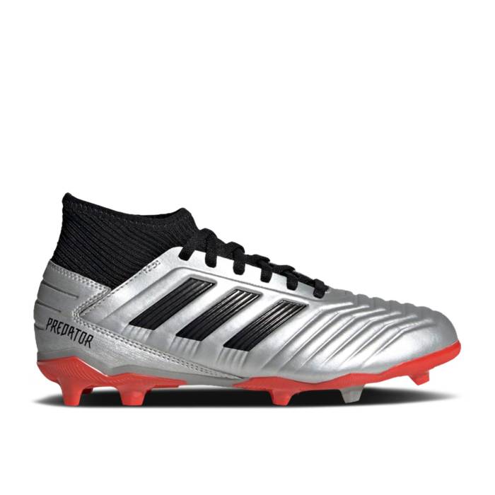 ǥ Adidas  Predator 19.3 Fg J 'Silver Metallic Red' Youth  ˥ å