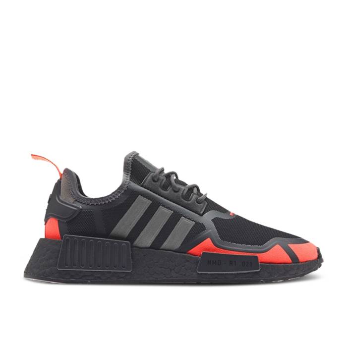 AfB_X Adidas y Nmd_R1 J 'Black Solar Red' Youth z WjA LbY