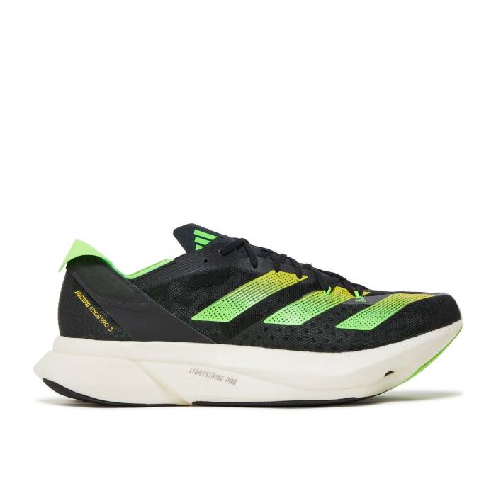 AfB_X Adidas y Adizero Adios Pro 3 'Core Black Solar Green' Men z Y