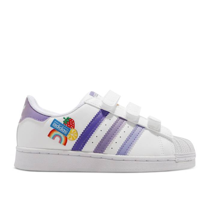 ǥ Adidas  Superstar Cf C 'Fruits &amp; Rainbow Patches' Youth  ˥ å