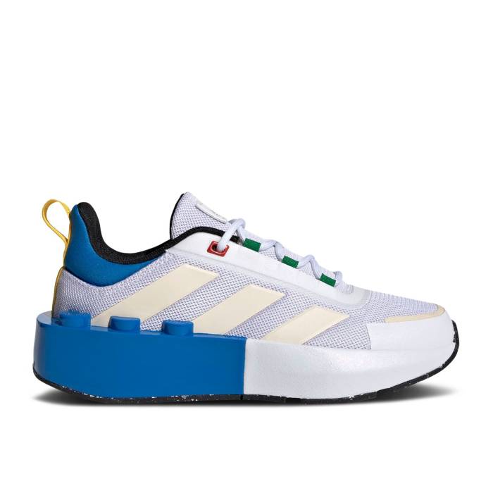 ǥ Adidas  Lego X Tech Runner Big Kid 'White Shock Blue' Youth  ˥ å