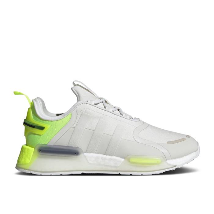 AfB_X Adidas y Nmd_R1 V3 'White Solar Yellow' Men z t@bV Yt@bV V[Y Xj[J[ 