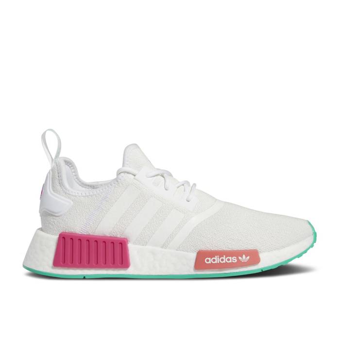 AfB_X Adidas y Wmns Nmd_R1 'White Magenta Green' Women z fB[X