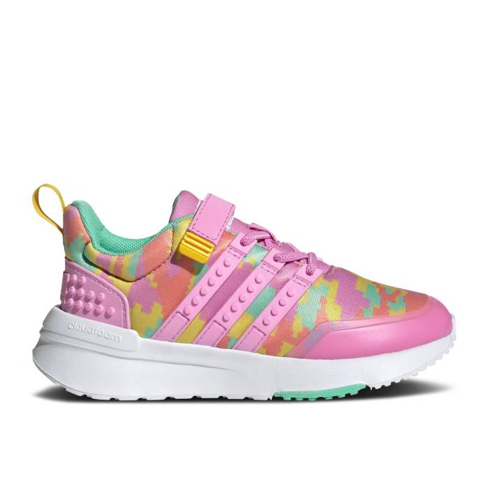 ǥ Adidas  Lego X Racer Tr21 El Little Kid 'Digi Camo - Bliss Orchid' Youth  ˥ å