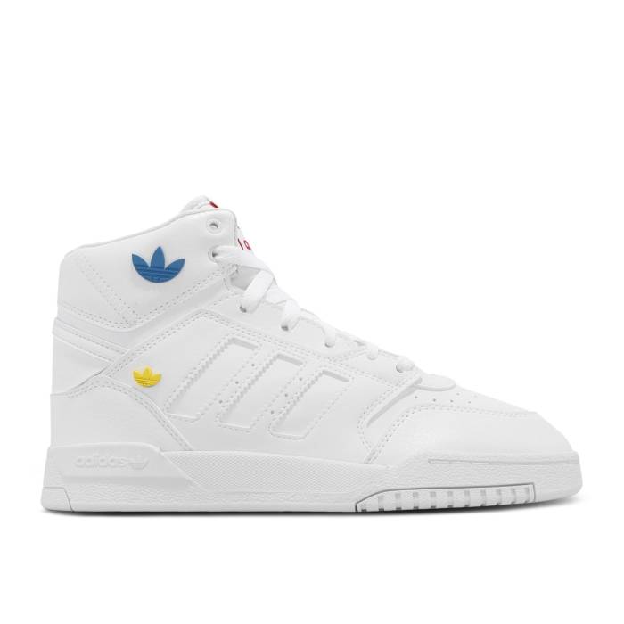 ǥ Adidas  Drop Step J 'White Yellow Bright Blue' Youth  ˥ å
