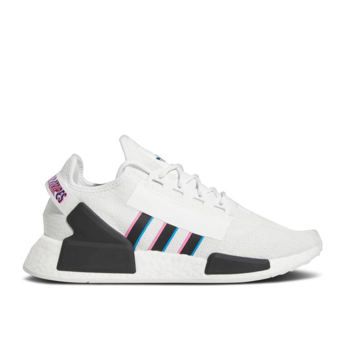AfB_X Adidas y Nmd_R1 V2 'White Pulse Blue Magenta' Men z t@bV Yt@bV V[Y Xj[J[
