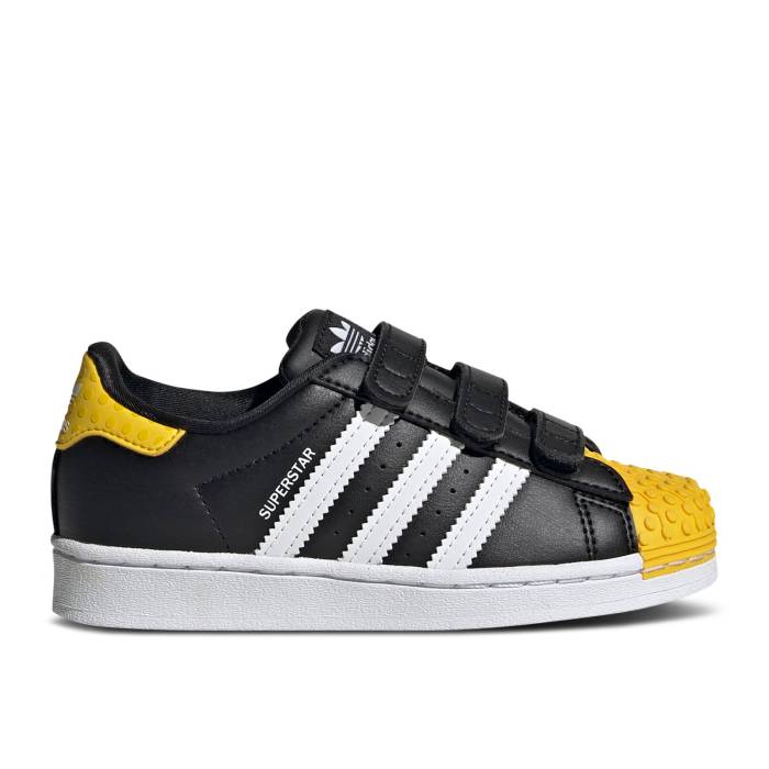 ǥ Adidas  Lego X Superstar Cf C 'Core Black Yellow' Youth  ˥ å