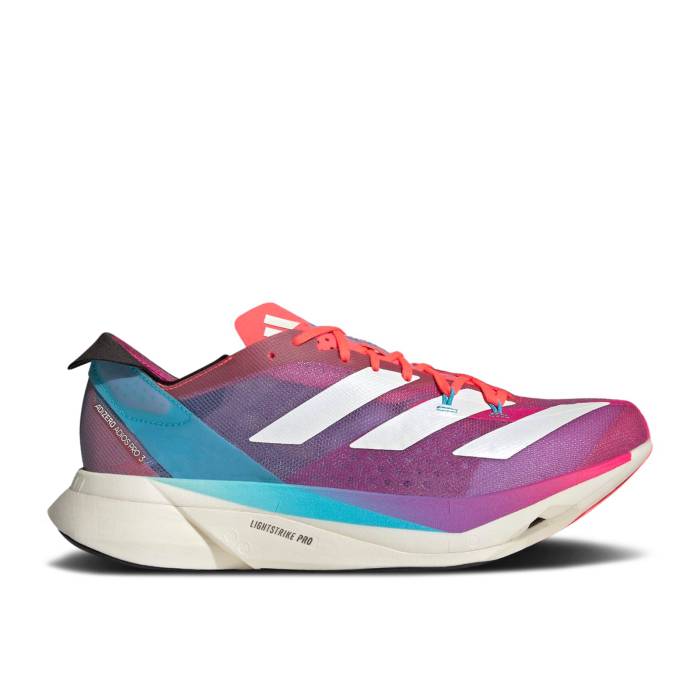 AfB_X Adidas y Adizero Adios Pro 3 'Signal Pink Cyan' Men z t@bV Yt@bV V[Y Xj[J[