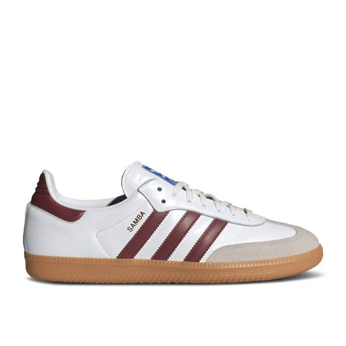 AfB_X Adidas y Samba Og 'White Burgundy Gum' Men z t@bV Yt@bV V[Y Xj[J[ Y