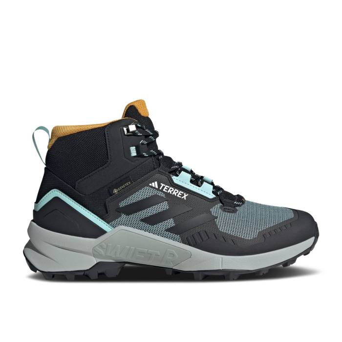 AfB_X Adidas y Terrex Swift R3 Mid Gore-Tex 'Black Aqua Yellow' Men z Y