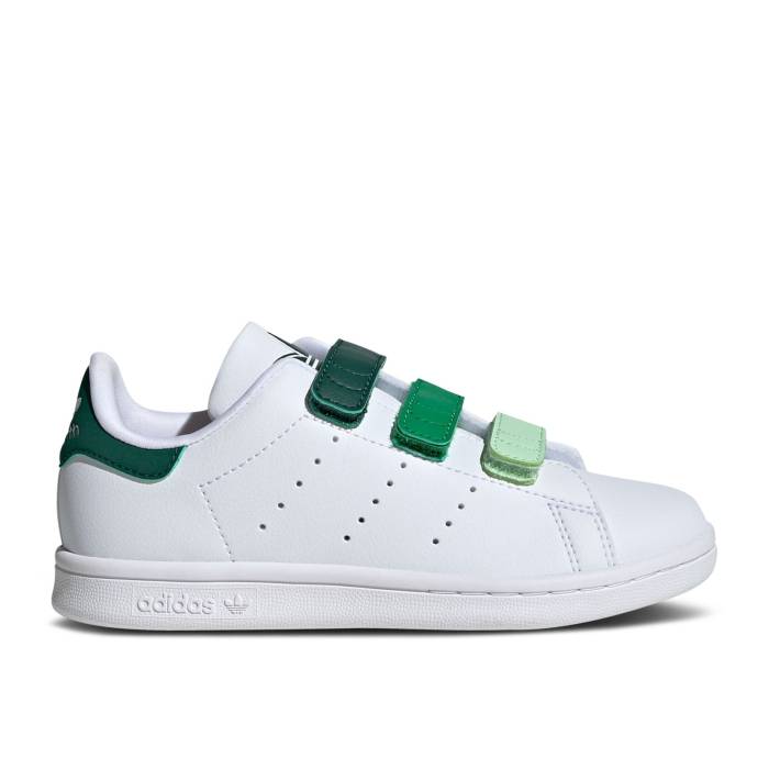 ǥ Adidas  Stan Smith J 'White Collegiate Green' Youth  ˥ å