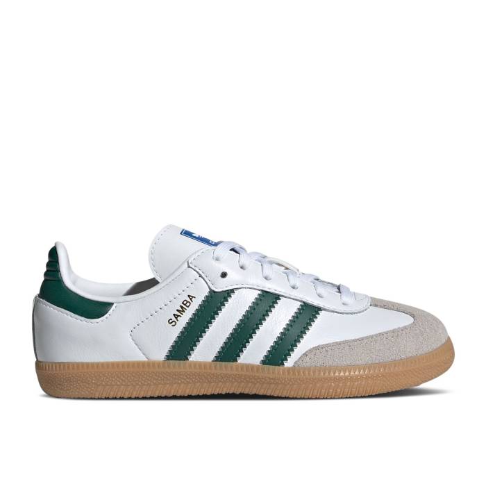 AfB_X Adidas y Samba Og J 'White Collegiate Green Gum' Youth z WjA LbY
