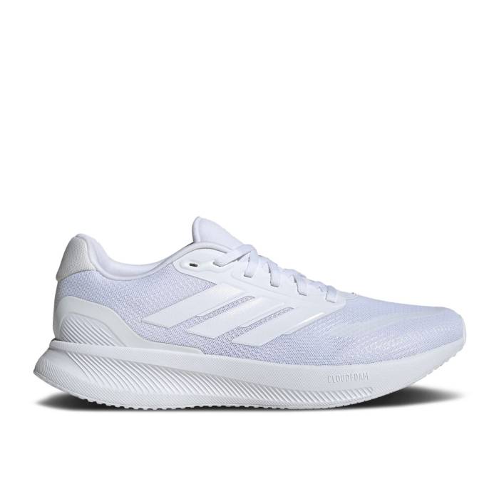 AfB_X Adidas y Runfalcon 5 'Triple White' Men z t@bV Yt@bV V[Y Xj[J[ Y
