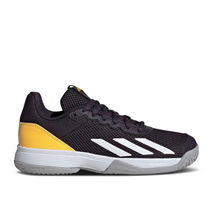 ǥ Adidas  Courtflash K 'Aurora Black White Spark' Youth  ˥ å