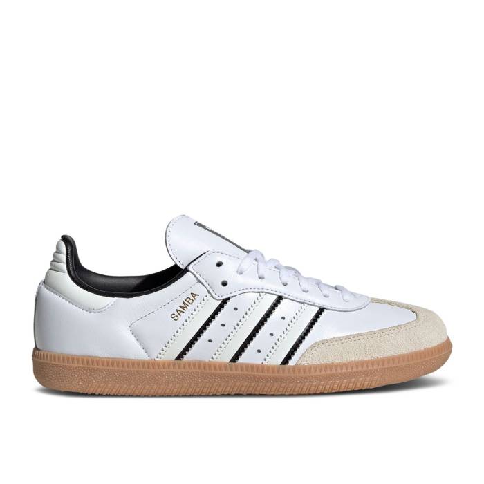 AfB_X Adidas y Samba Og J 'Double White Black Gum' Youth z WjA LbY