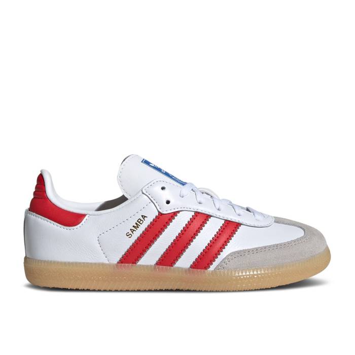 AfB_X Adidas y Samba Og C 'White Collegiate Red Gum' Youth z WjA LbY