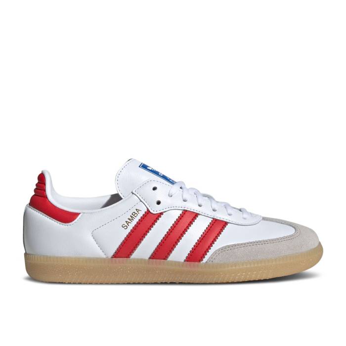 AfB_X Adidas y Samba Og J 'White Collegiate Red Gum' Youth z WjA LbY