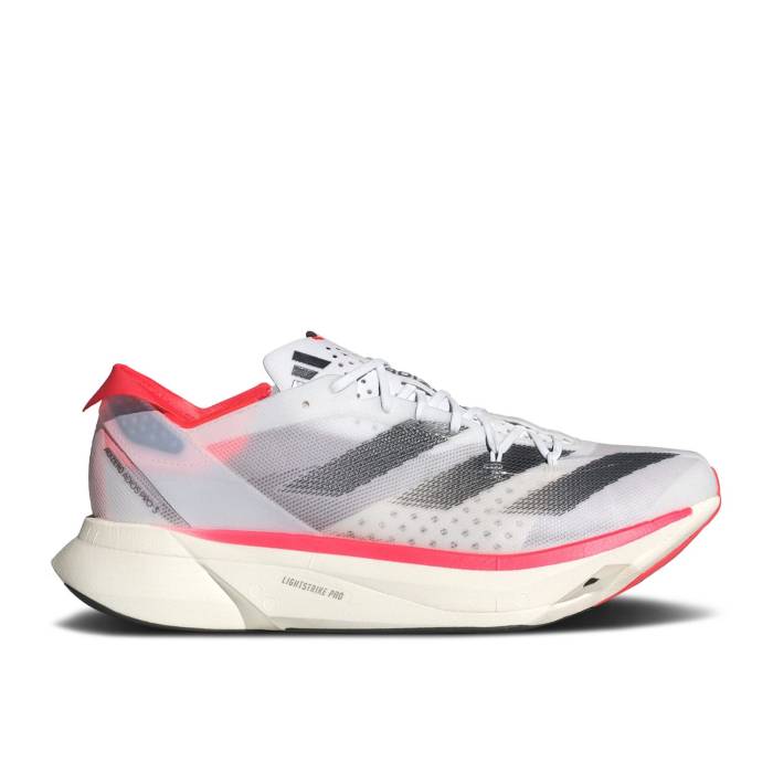 AfB_X Adidas y Adizero Adios Pro 3 'White Solar Red' Men z t@bV Yt@bV V[Y Xj[J[