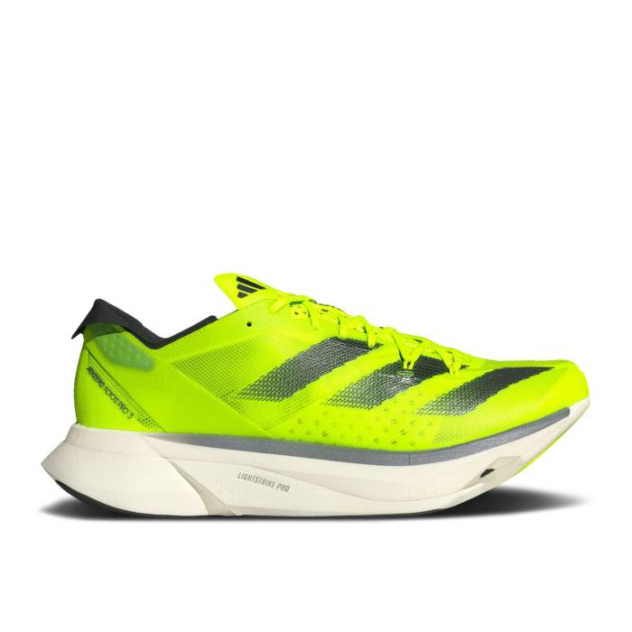 AfB_X Adidas y Adizero Adios Pro 3 'Lucid Lemon' Men z t@bV Yt@bV V[Y Xj[J[ 