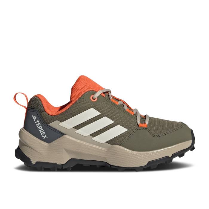 AfB_X Adidas y Terrex Ax4R K 'Olive Strata Impact Orange' Youth z WjA LbY