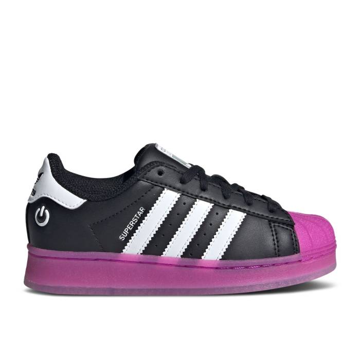 Yahoo! Yahoo!ショッピング(ヤフー ショッピング)アディダス Adidas 【 Superstar C 'Led Lights Pack - Black Purple Burst' Youth 】 ジュニア キッズ