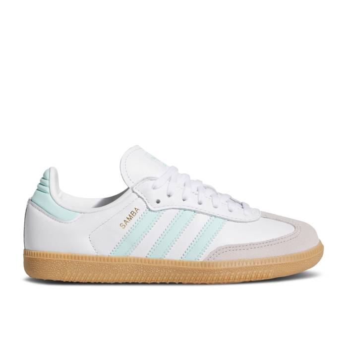 AfB_X Adidas y Samba Og J 'White Semi Flash Aqua' Youth z WjA LbY