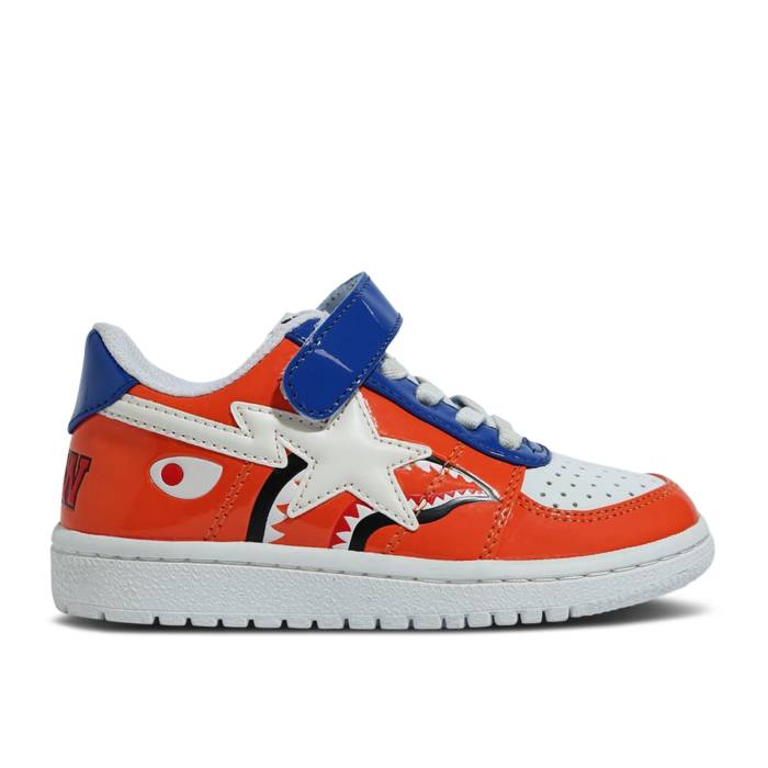 ٥ Bape  Sta Low Kids 'Orange Shark Face' Youth  ˥ å