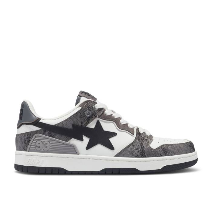 ベイプ Bape 【 Sk8 Sta #1 'Black Snakeskin' Men 】 ファッション メンズファッション シューズ スニーカー メンズ