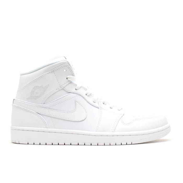 iCL@GAW[_ Air Jordan y Jordan 1 Mid 'White' Men z Y