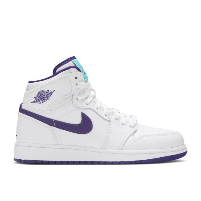 硼 Air Jordan  Jordan 1 Retro High Gg 'White Court Purple' Youth  ˥ å