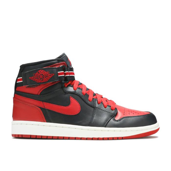 iCL@GAW[_ Air Jordan y Jordan 1 High Strap 'Bred' Men z Y