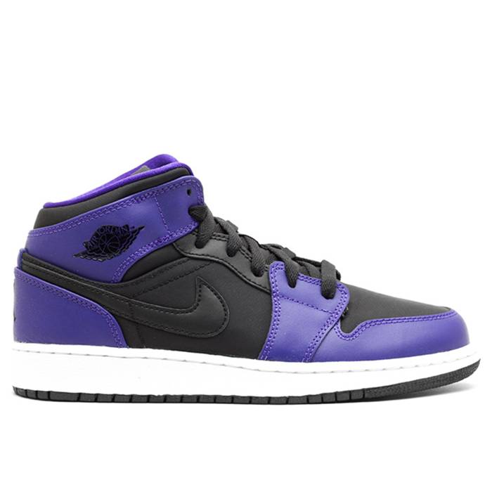 iCL@GAW[_ Air Jordan y Jordan 1 Retro Mid Gs 'Dark Concord' Youth z WjA LbY