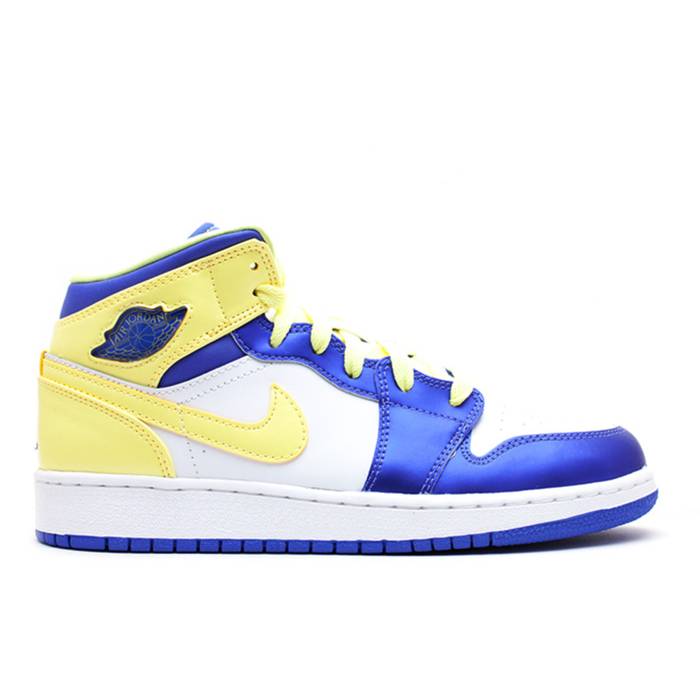 iCL@GAW[_ Air Jordan y Jordan 1 Mid Gs 'Easter' Youth z WjA LbY