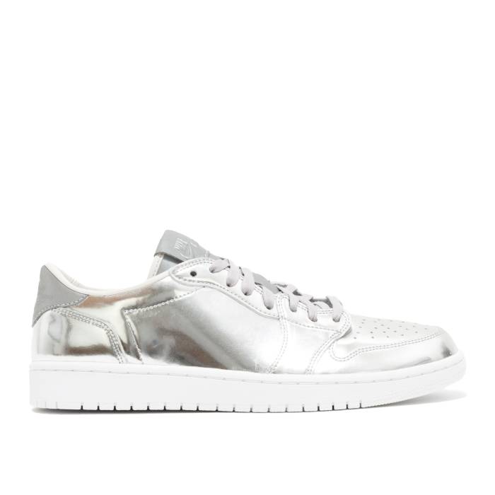 iCL@GAW[_ Air Jordan y Jordan 1 Retro Low Og Pinnacle 'Metallic Silver' Men z Y