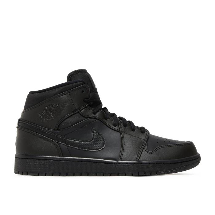 iCL@GAW[_ Air Jordan y Jordan 1 Mid 'Black White' Men z Y