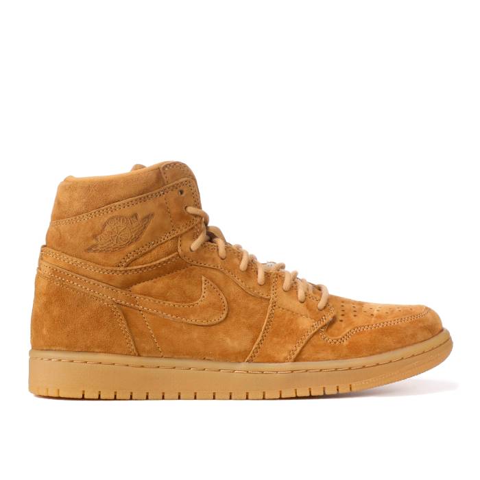 iCL@GAW[_ Air Jordan y Jordan 1 Retro High Og 'Wheat' Men z Y