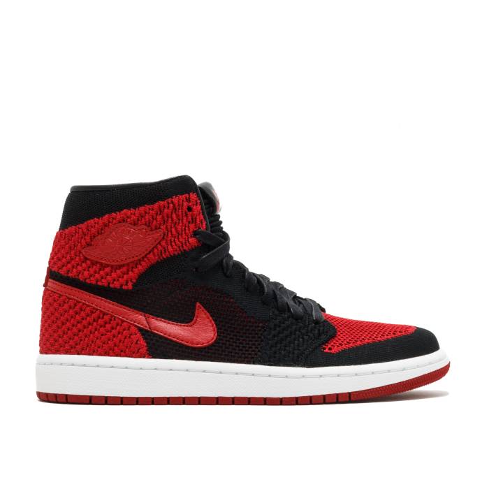 iCL@GAW[_ Air Jordan y Jordan 1 Retro High Og Flyknit Gs 'Bred' Youth z WjA LbY
