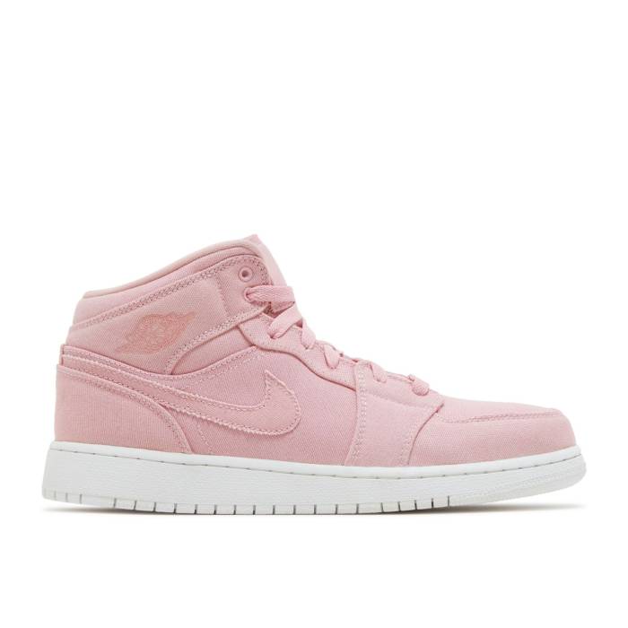 ʥ硼 Air Jordan  Jordan 1 Retro Mid Gs 'Pink' Youth  ˥ å