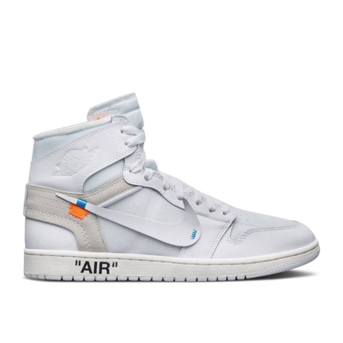 GAW[_ Air Jordan y Off-White X Jordan 1 Retro High Og 'White' 2018 Sample Men z Y