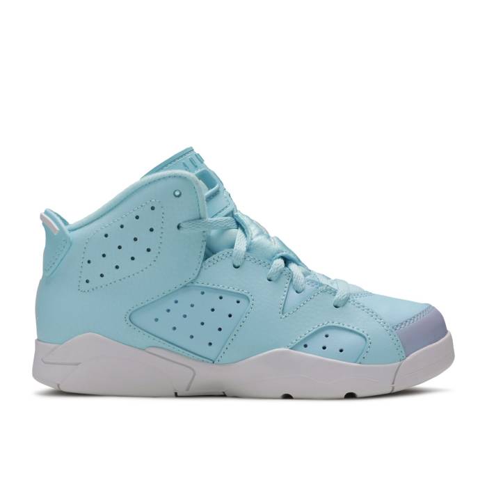 JORDAN BRAND JORDAN 6 RETRO LITTLE FLEX PS WHITE/BLACK-PURE
