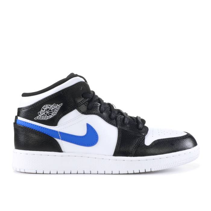 iCL@GAW[_ Air Jordan y Jordan 1 Retro Mid Gs 'Multi-Color Swoosh' Youth z WjA LbY