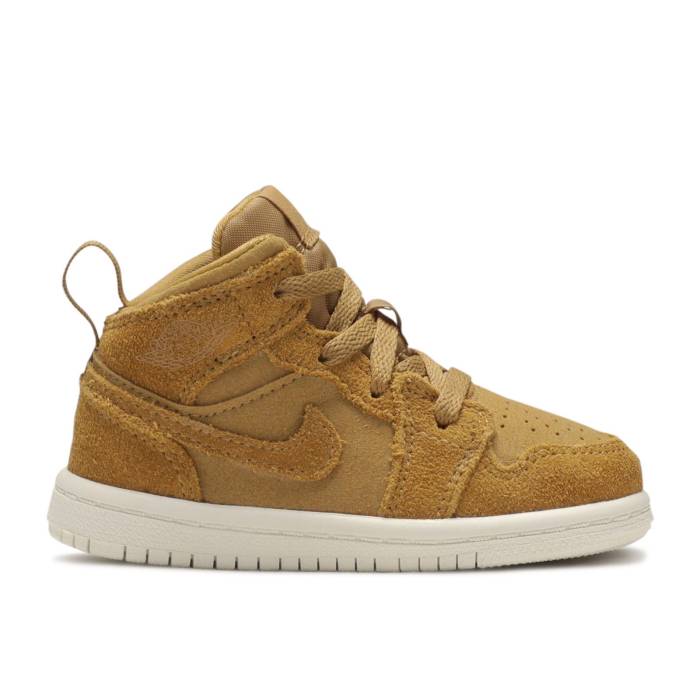 iCL@GAW[_ Air Jordan y Jordan 1 Retro Mid Bt 'Wheat' Infant z xr[