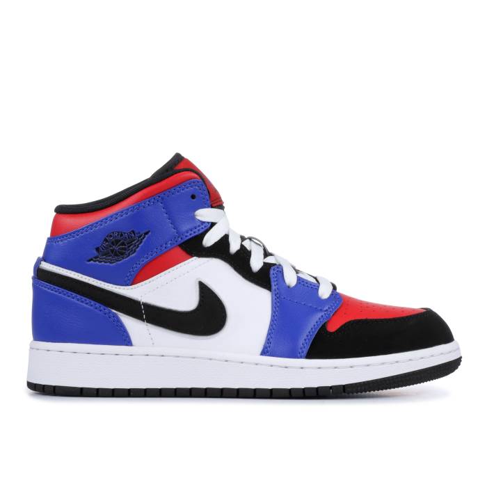 iCL@GAW[_ Air Jordan y Jordan 1 Mid Gs 'Top 3' Youth z WjA LbY