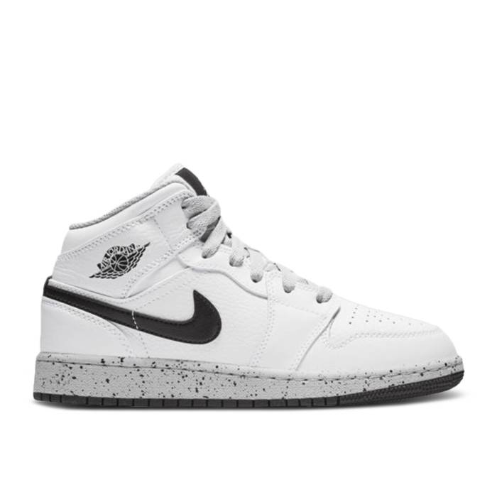 ʥ硼 Air Jordan  Jordan 1 Retro Mid Gs 'White Cement' Youth  ˥ å