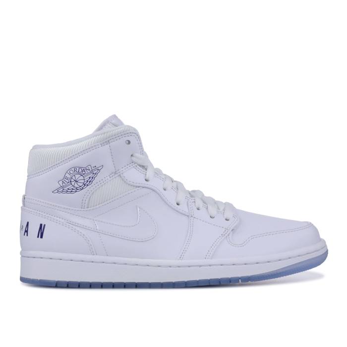 iCL@GAW[_ Air Jordan y Jordan 1 Retro Mid 'White Concord' Men z Y