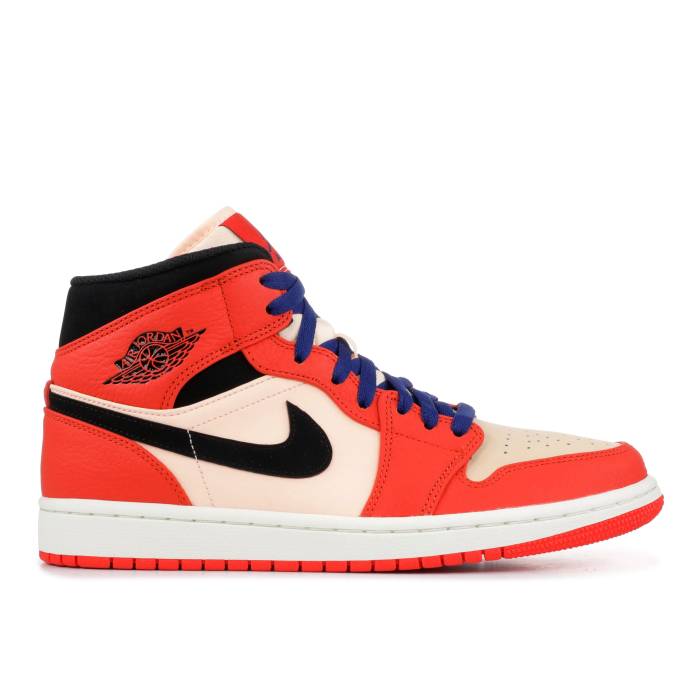 iCL@GAW[_ Air Jordan y Jordan 1 Retro Mid Se 'Team Orange' Men z Y