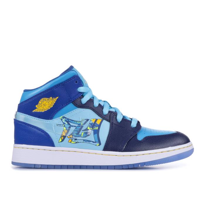 iCL@GAW[_ Air Jordan y Jordan 1 Mid Gs 'Fly' Youth z WjA LbY